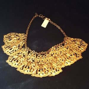 Old bib necklace